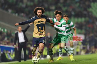 Santos Laguna vs Pumas UNAM

Aldo López Vargas #16 Medio Santos
César Saúl Huerta Valera #12 Medio Pumas

Santos Laguna vs Pumas UNAM J02C2023

Guerreros del Santos Laguna vs Pumas de la UNAM

Jornada 2 del clausura 2023 en el Territorio Santos Modelo

fútbol soccer, liga mx Estadio Corona, Torreón Coahuila, México

Aldo López, César Huerta, Estadio Corona, Torreón, Coahuila, México, Fútbol, Santos, Pumas