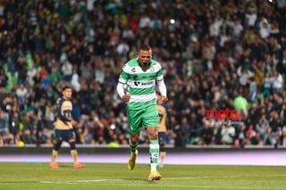 Festejo del gol de Harold, Harold Preciado, Santos Laguna vs Pumas UNAM

Harold Fabián Preciado Villarreal #7 Delantero Santos

Santos Laguna vs Pumas UNAM J02C2023

Guerreros del Santos Laguna vs Pumas de la UNAM

Jornada 2 del clausura 2023 en el Territorio Santos Modelo

fútbol soccer, liga mx Estadio Corona, Torreón Coahuila, México

Harold Preciado, Estadio Corona, Torreón, Coahuila, México, Fútbol, Santos, Pumas