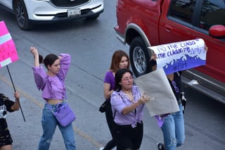 Marcha por el Día Internacional de la Mujer en Monclova