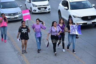Marcha por el Día Internacional de la Mujer en Monclova