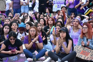 Marcha por el Día Internacional de la Mujer en Monclova