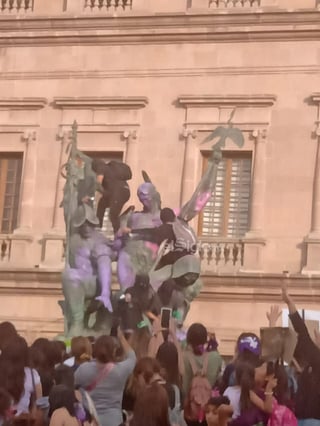 Marcha por el Día Internacional de la Mujer en Saltillo