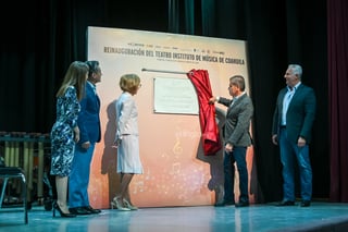 Reinauguración del Teatro Instituto de Música de Coahuila