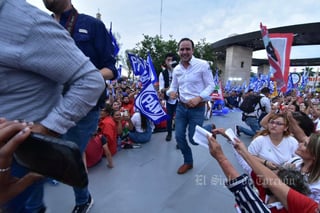 Arranca campaña Manolo Jiménez en Monclova