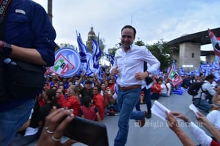 Arranca campaña Manolo Jiménez en Monclova