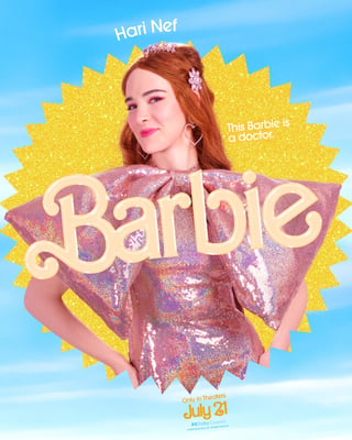 Se revelan nuevos posters promocionales de la película live action de Barbie
