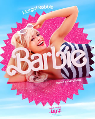 Se revelan nuevos posters promocionales de la película live action de Barbie