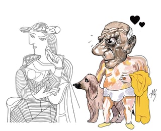 Dibujantes homenajean a Picasso con exposición virtual
