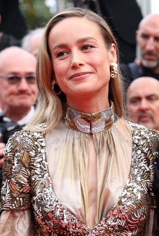 Cannes (France), 16/05/2023.- Jury member, US actor Brie Larson arrives for the Opening Ceremony of the 76th annual Cannes Film Festival, in Cannes, France, 16 May 2023. The festival runs from 16 to 27 May. (Cine, Abierto, Francia) EFE/EPA/Mohammed Badra
