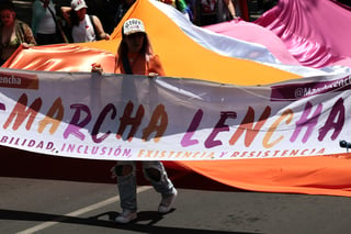 Celebran tercera edición de Marcha Lencha en la CDMX, en defensa de la diversidad