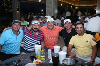 Gerardo, Carlos, Rogelio, Toño y Jorge.