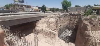 Lleva en este mismo estado varios meses
La excavación que se realiza se encuentra igual que hace varios meses. La obra se licitó en noviembre del 2021.