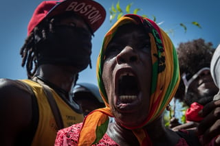 Miles de haitianos protestan en calles de Puerto Príncipe contra inseguridad