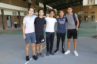 Pablo, Jorge, Jose, Nico y Santi