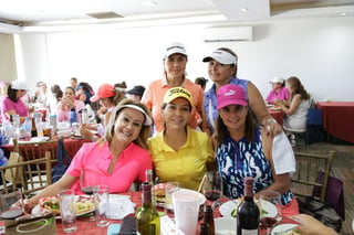 -Marcela Regalado, Lety Herrera, Silvia Alanis, Cecilia González y Mercedes Díaz.