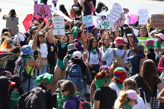 Imágenes de la protesta por el Día de Acción Global del Aborto Legal en CDMX