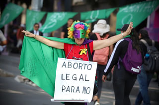 Imágenes de la protesta por el Día de Acción Global del Aborto Legal en CDMX