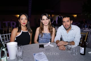 -Alida Villarreal, Graciela Noyola y Rubén Galván
