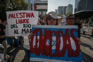 Miles exigen que México condene el genocidio en Gaza