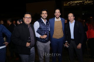 -José Perales, Jaime Murra, Carlos Garza y Federico Garza.
