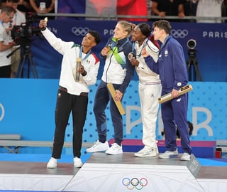 Judoca mexicana Prisca Awiti le da su primera plata a México en París 2024