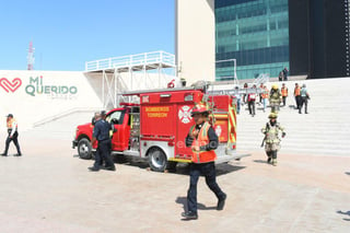 Simulacro en Presidencia de Torreón