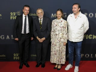 Francis Ford Coppola volvió a México, un país que le cautiva, como invitado de honor de la 22ª edición del Festival Internacional de Cine de Morelia.