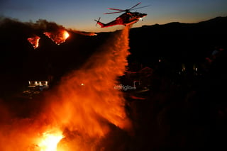 Incendio forestal en Pacific Palisades en Los Ángeles