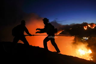 Incendio forestal en Pacific Palisades en Los Ángeles