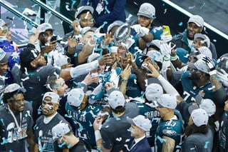 Los Eagles celebraron su segundo Super Bowl en la historia.