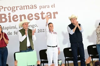 Este 23 de febrero se presenta la presidenta de México, Claudia Sheinbaum en Bermejillo, Durango, como parte de su gira por el estado en un evento de los Programas del Bienestar