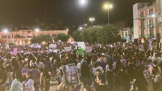 Las mujeres 'tomaron' las calles de la Comarca Lagunera con la marcha del 8M