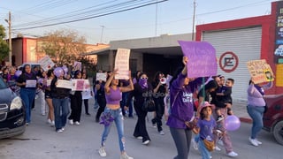 Realizan segunda marcha del 8M en Matamoros; recuerdan a las víctimas de feminicidio