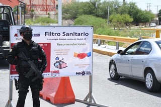 Filtros sanitarios entre Torreón y Gómez Palacio.