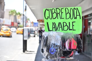 'Cubrebocas lavable'.