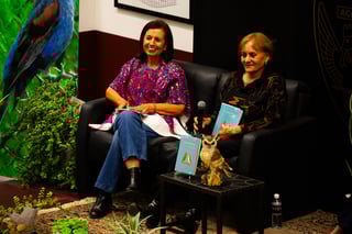 Julie Ibarra Rossow y Elizabeth Pérez Alemán presentan libro Las reinas del charco'