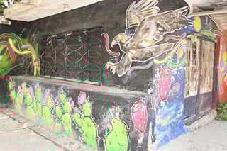 Artistas gomezpalatinos llenan de arte urbano al barrio de Santa Rosa