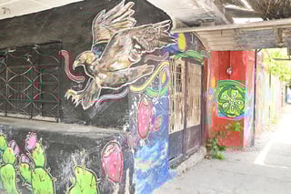 Artistas gomezpalatinos llenan de arte urbano al barrio de Santa Rosa