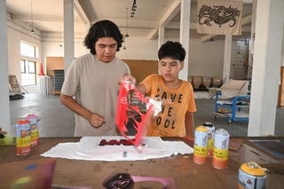 Los une el arte del grafiti a través de taller en Centro Cultural Antigua Harinera