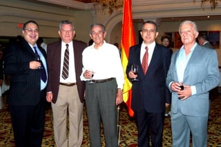 Reginaldo Alcántara, Miguel Urtiaga Tejada, Álvaro Gutiérrez Fernández, Haddad Manuel y Elías Abularach Ayup.