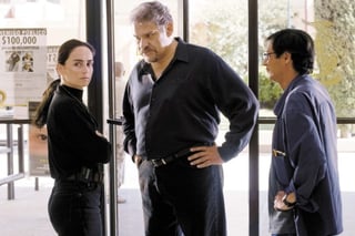Ana de la Reguera, Joaquín Cosío y Carlos Carrera, elenco de la cinta El Traspatio, reveló que durante el rodaje el equipo de producción recibió varias amenazas. (El Universal)