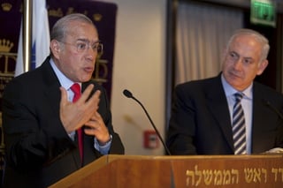 Informe. Ángel Gurría, secretario de la OCDE y el primer ministro israelí, Benjamin Netanyahu. 