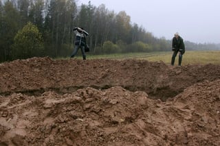 Meteoritos. En octubre de 2009 un meteorito impactó en Letonia dejando un cráter de veinte metros de largo.  ARCHIVO  ARCHIVO