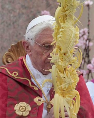 Celebra el Papa misa de Domingo de Ramos