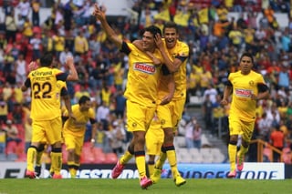Las Águilas vencieron al Santos 2-0 con goles de Raúl Jiménez y Christian Benítez, en el Estadio Azteca, en la fecha 8 del Apertura 2012. Los laguneros no pudieron concretar. (jammedia)