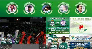 En la página oficial del club, www.clubsantoslaguna.com.mx, ya aparece de nuevo la convocatoria. (Especial)