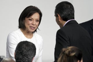Excontrincante. La excandidata presidencial, Josefina Vázquez Mota, asistió al primer discurso que ofreció el presidente Enrique Peña Nieto en Palacio Nacional.
