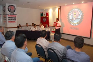 Les informan. Se desarrolló en Torreón la Segunda Asamblea Nacional de Informes del sindicato minero.
