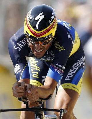 Alberto Contador está tranquilo y confía en remontar en la última semana.