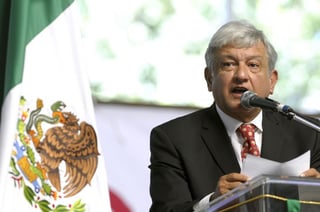 Partido. Andrés Manuel López Obrador, líder de la izquierda.